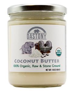 Stone Ground Organic Raw Coconut Butter - 16 oz