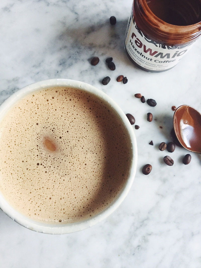 Vegan Chocolate Hazelnut Mocha Latte