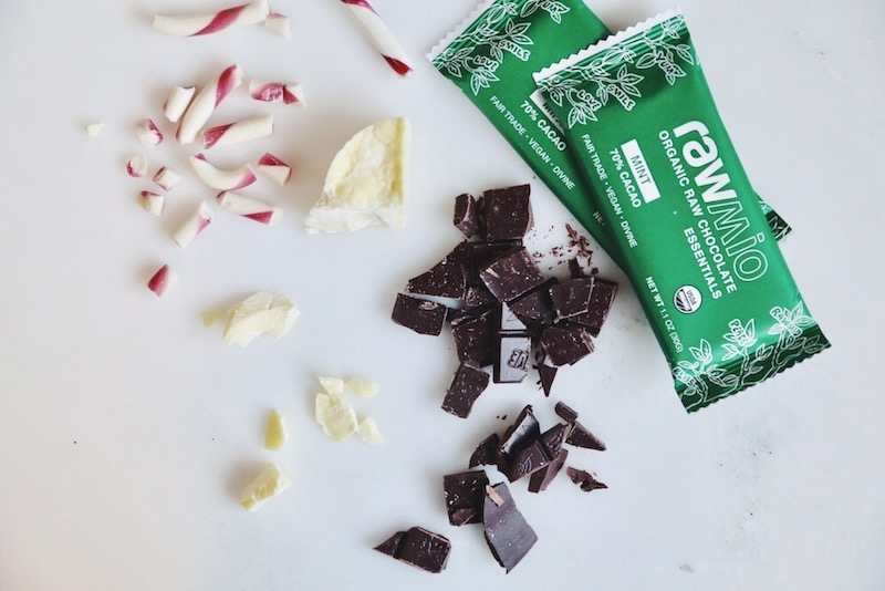 Healthy Organic Vegan Peppermint Bark